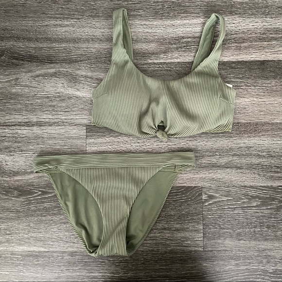 Hollister Other - Hollister | Green Two Piece Bikini Large Medium